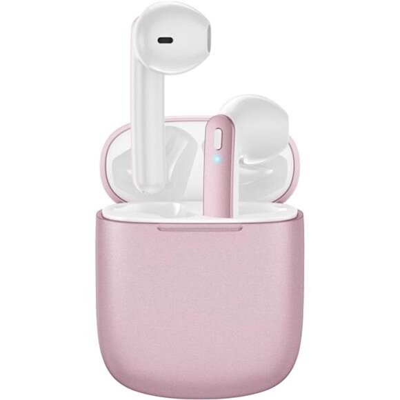 Wireless Bluetooth Ear Bud Headphone Microphone Airpods Charging Case Pro 2 PINK - Picture 1 of 7